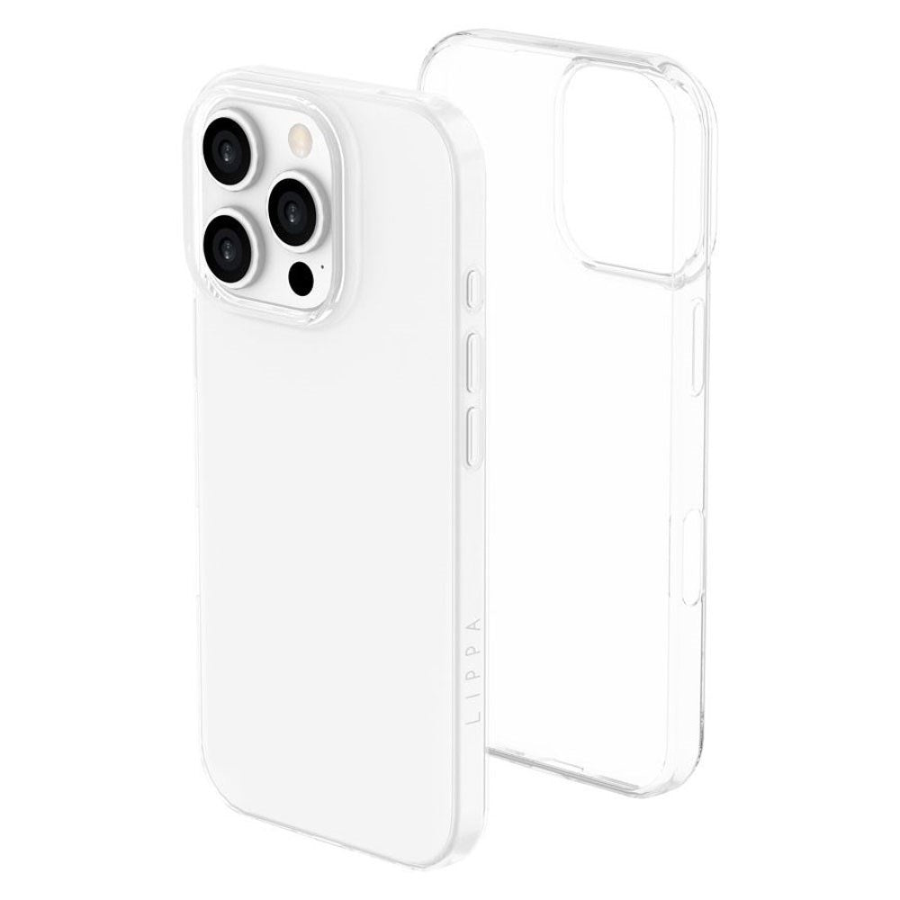 iPhone 16 Pro Lippa Slankt Fleksibelt Plastik Mobil Cover - Gennemsigtig