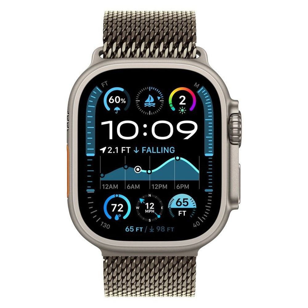 Apple Watch (38/40/SE/41/42mm) Lippa Rustfri Stål Rem - inkl. Lås - Guld