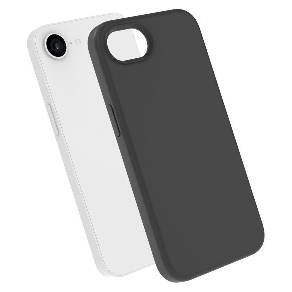 iPhone 17e / 16e Lippa Silikone Bagside Cover - MagSafe Kompatibel - Sort