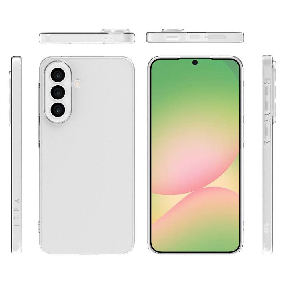 Samsung Galaxy A57 Lippa Fleksibelt Plast Bagside Cover - Gennemsigtig