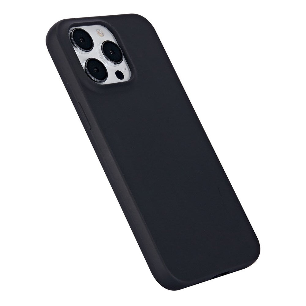 eSTUFF iPhone 15 Pro Max INFINITE VIENNA fleksibelt plastdeksel - 100 % resirkulert plast - svart