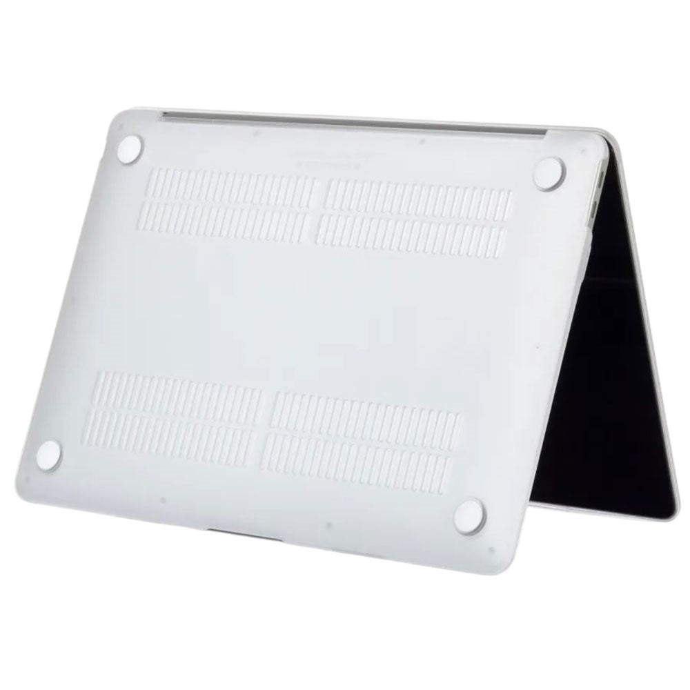 MacBook Air 13 M5/M4/M3/M2 (2026-2022) eSTUFF Hardshell Plastik Cover - Gennemsigtig