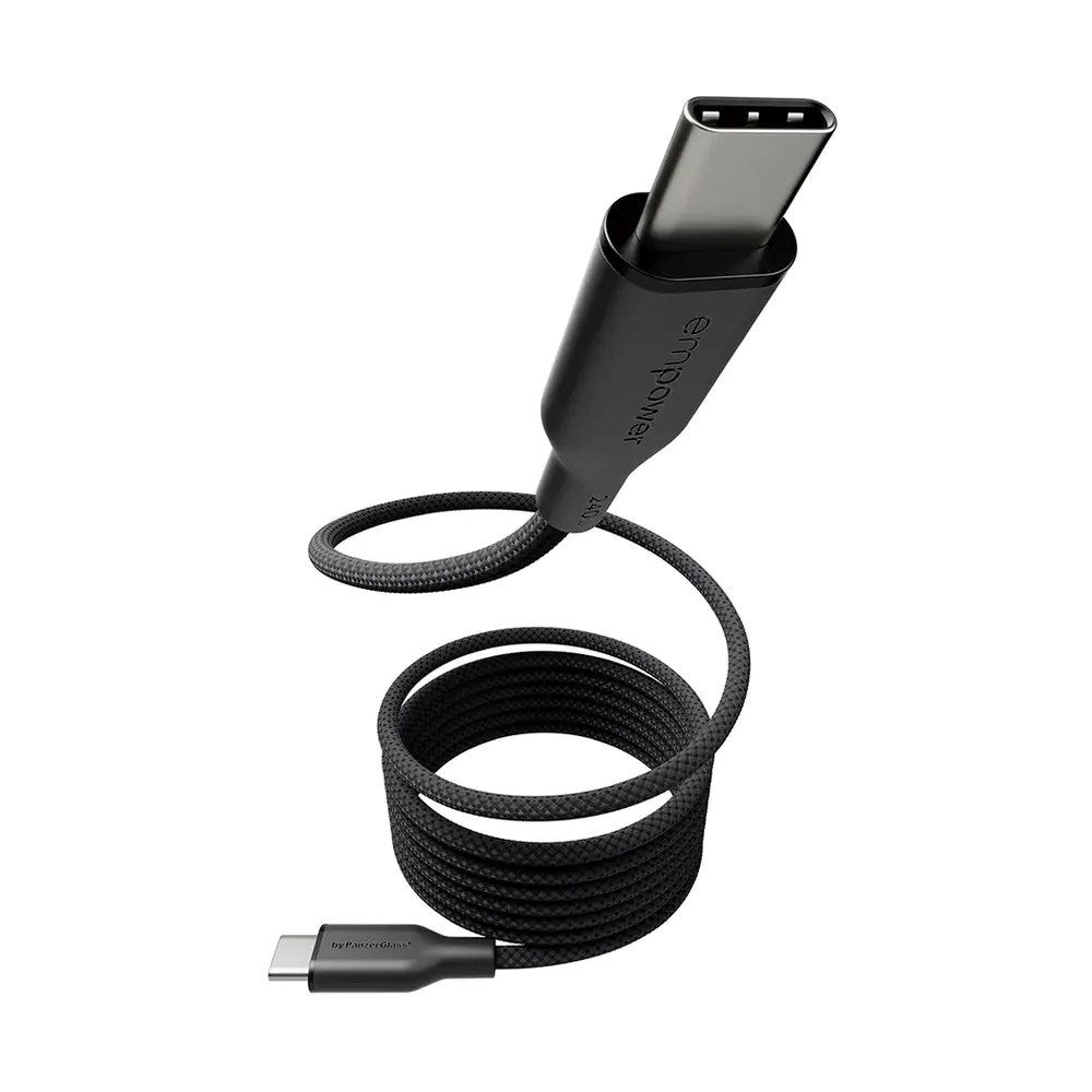 empower by PanzerGlass Magnetic 1.5m / 240W USB-C til USB-C Kabel - Space Black