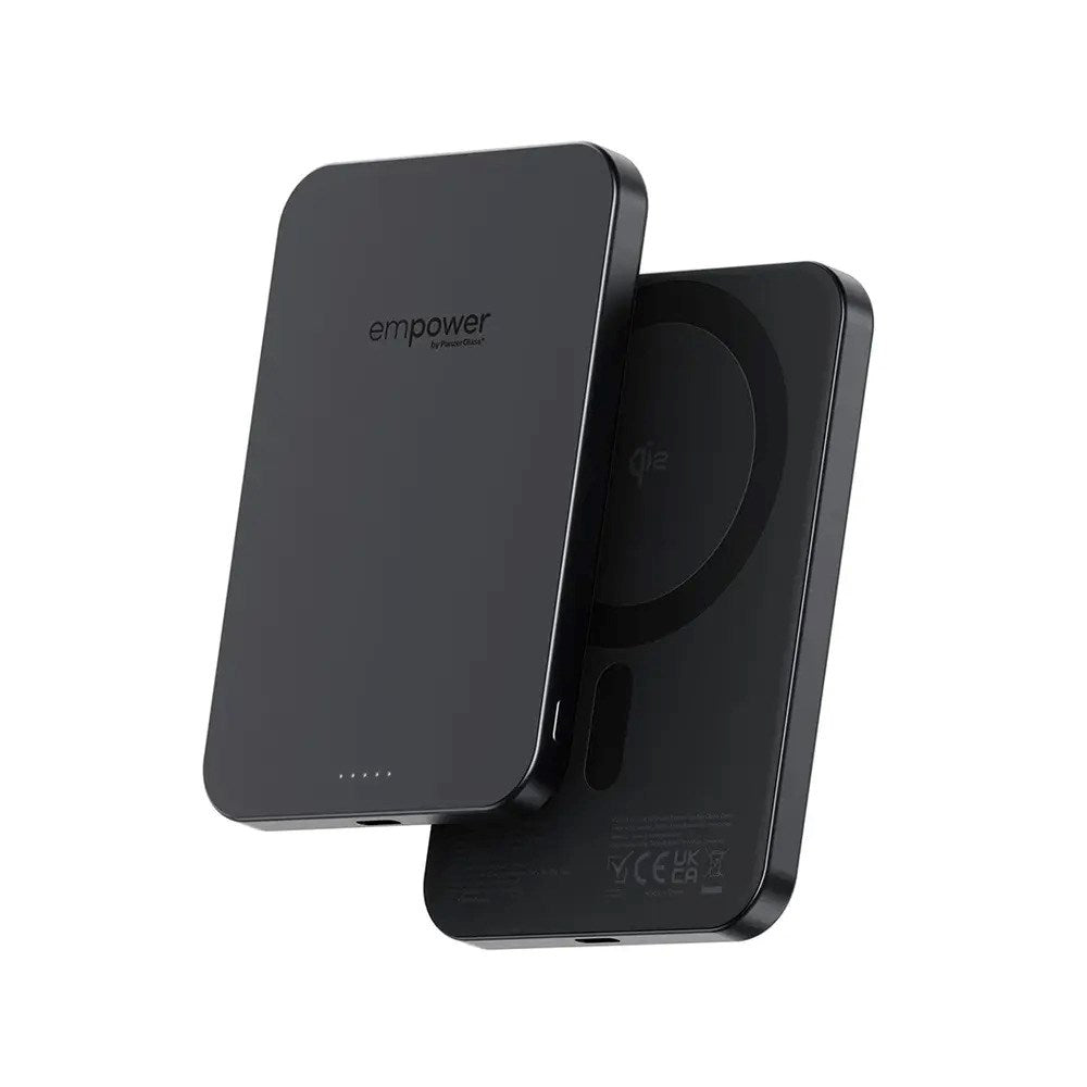 empower by PanzerGlass 5000 mAh empower Bank - Qi2 / MagSafe Kompatibel - Space Black