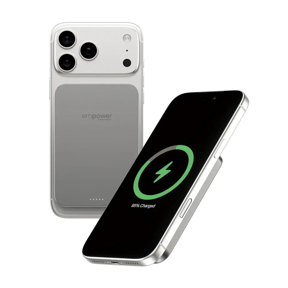 empower by PanzerGlass 5000 mAh empower Bank - Qi2 / MagSafe Kompatibel - Titanium