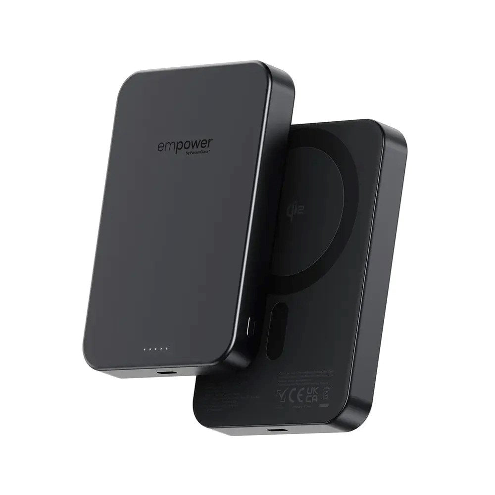 empower by PanzerGlass 10.000 mAh empower Bank - Qi2 / MagSafe Kompatibel - Space Black