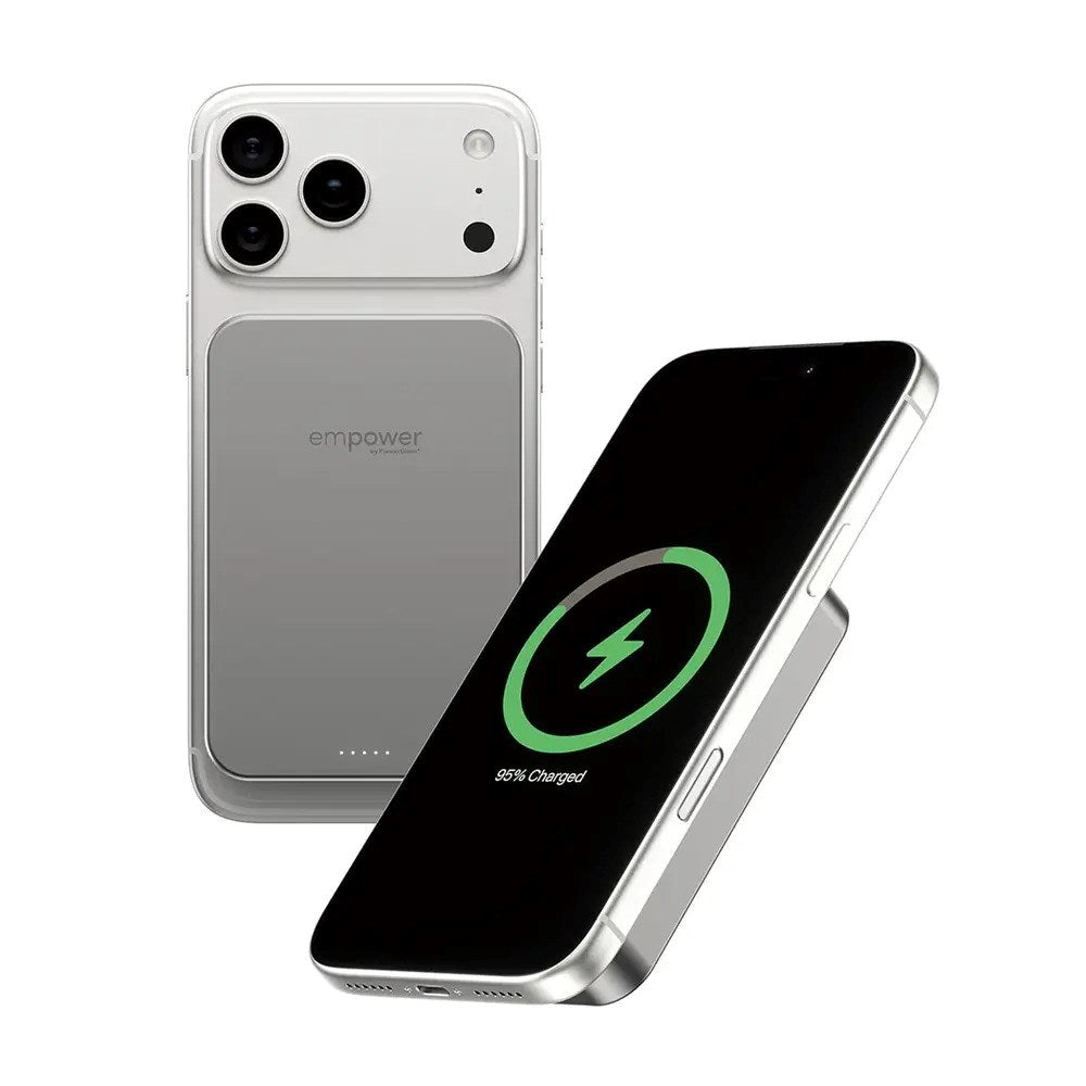 empower by PanzerGlass 10.000 mAh empower Bank - Qi2 / MagSafe Kompatibel - Titanium