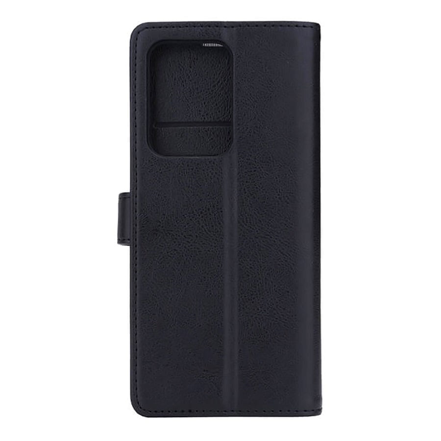 RadiCover Samsung S20 Ultra - Vegan Leather Flip Cover - 86% strålebeskyttelse - Svart
