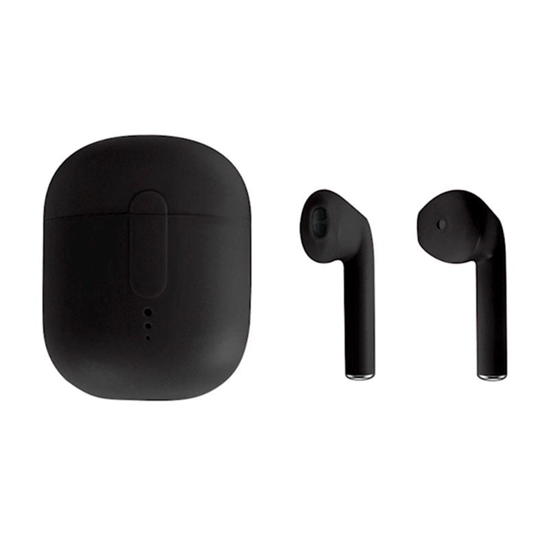 Ekte trådløse Bluetooth In-Ear-hodetelefoner m. Ladeveske fra Setty - Sort