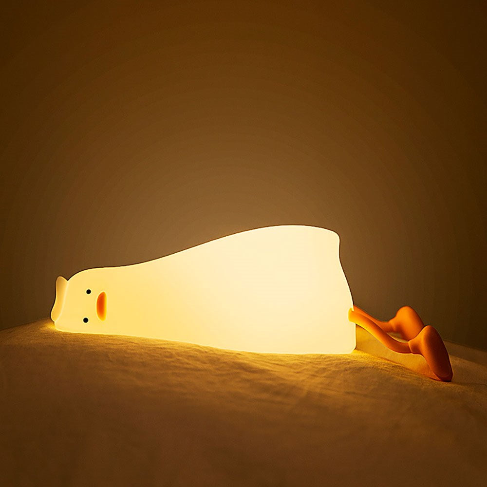 Forever Light Silikon Nattlys LED - Lazy Duck