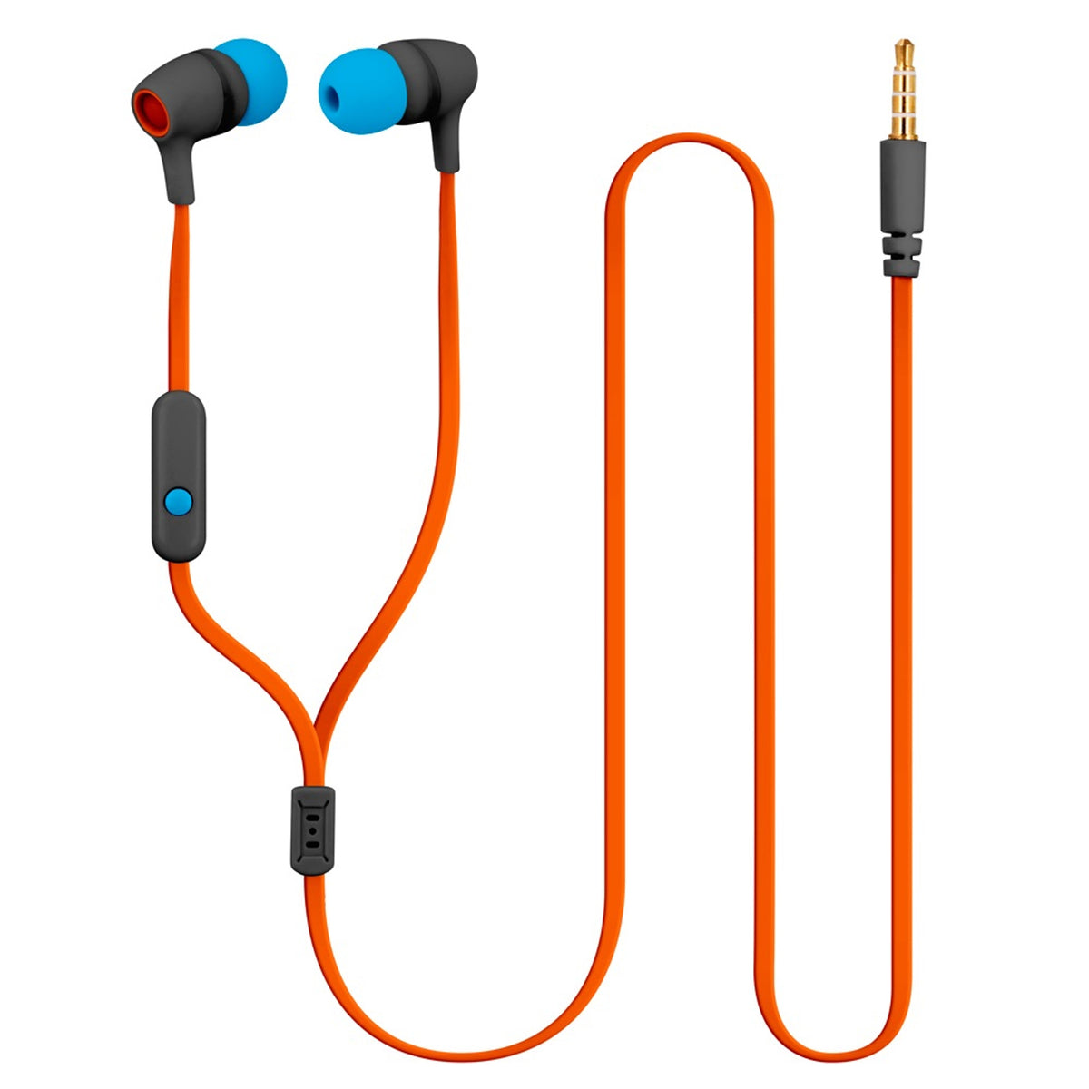 Forever Høretelefoner m. Ledning - 3.5mm mini-jack - Orange