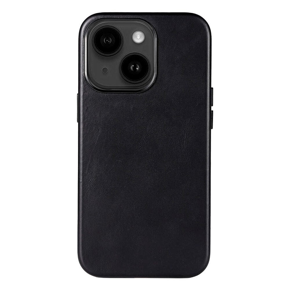 iPhone 13 GEAR Collection Magsafe ekte skinn bakdeksel - svart