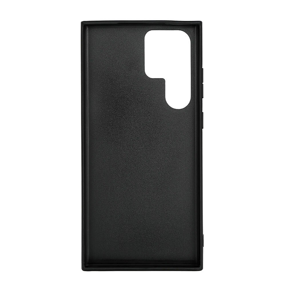 Samsung Galaxy S23 Ultra Buffalo Ægte Læder Bagside Cover - Sort