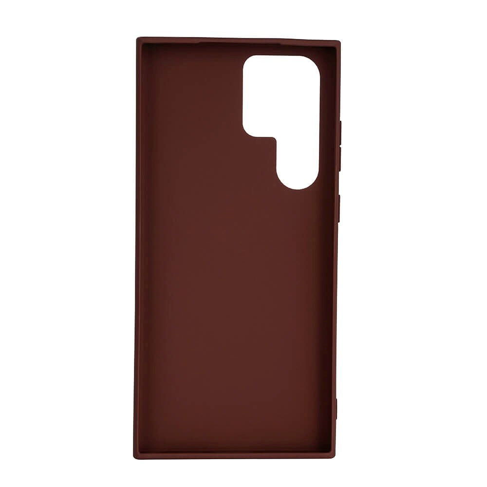 Samsung Galaxy S23 Ultra Buffalo Ægte Læder Bagside Cover - Brun
