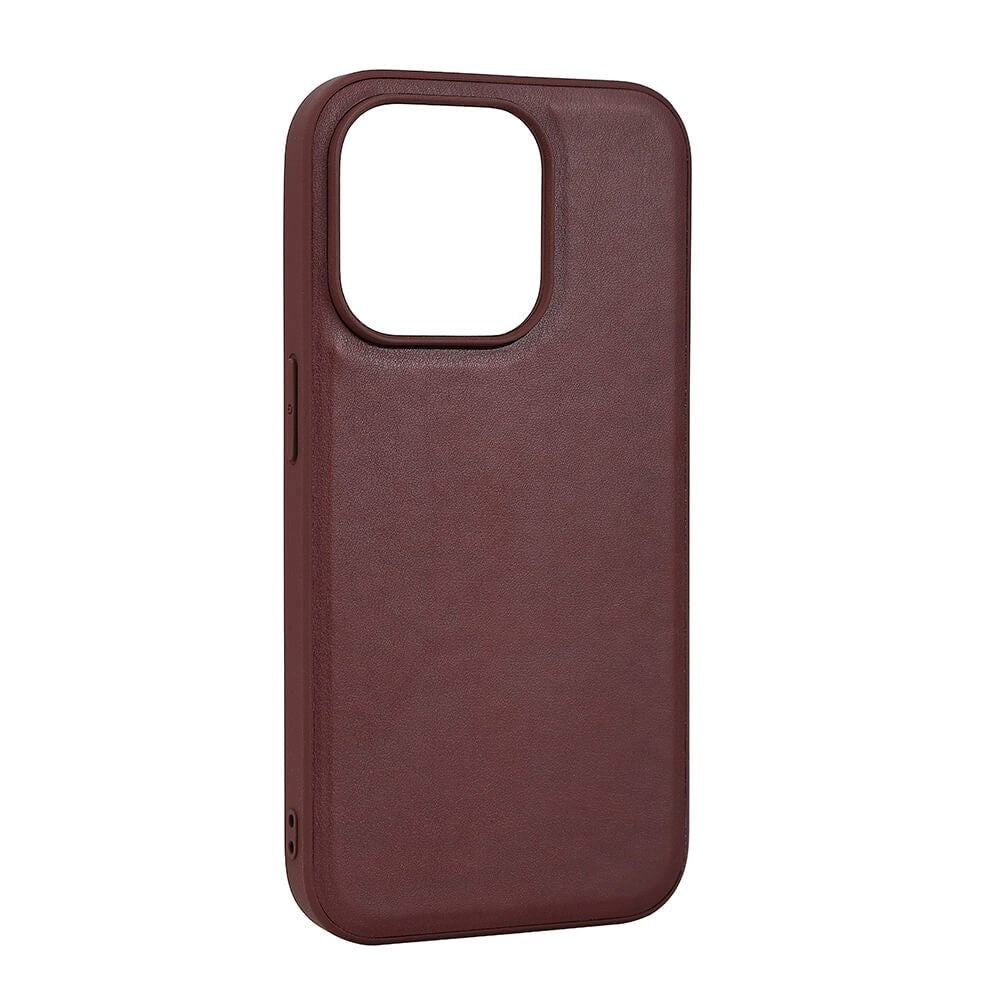 iPhone 15 Pro Buffalo Kunstlæder Bagside Cover - MagSafe Kompatibel - Brun