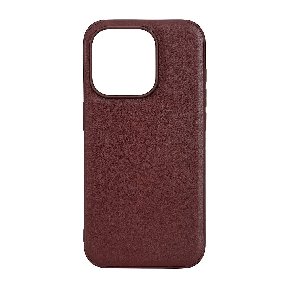 iPhone 15 Pro Buffalo Kunstlæder Bagside Cover - MagSafe Kompatibel - Brun