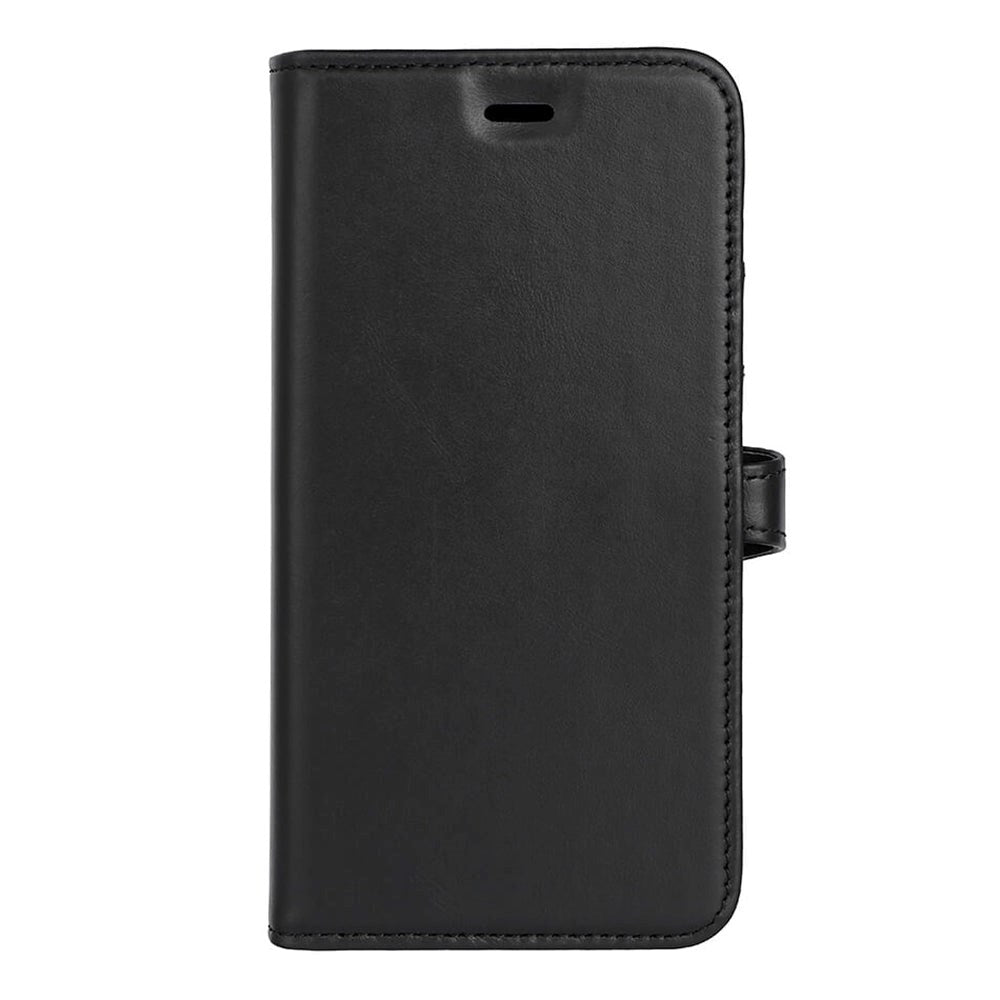 Samsung Galaxy S24 Buffalo 2-in-1 Wallet Ægte Læder Magnet Flip Cover m. Pung - Sort