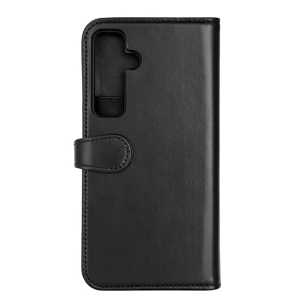 Samsung Galaxy S24+ (Plus) Buffalo 2-in-1 Wallet Ægte Læder Magnet Flip Cover m. Pung - Sort