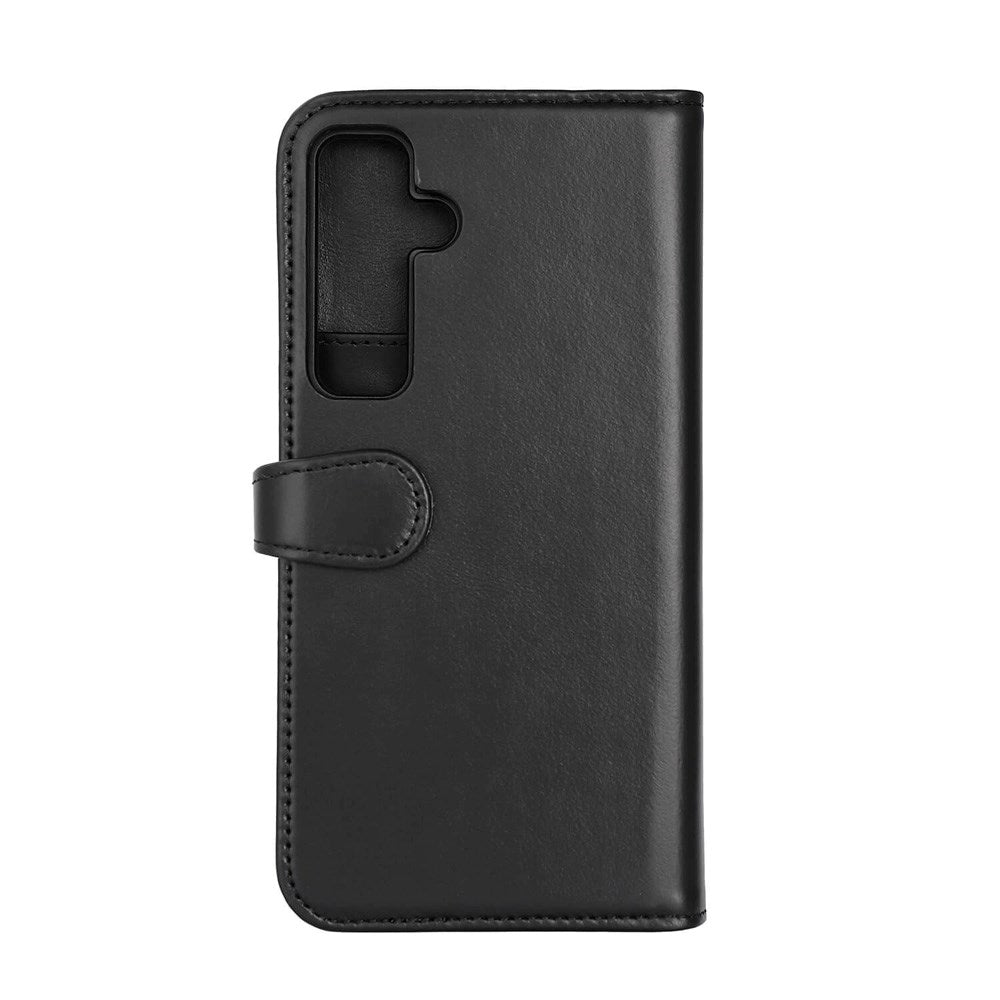 Samsung Galaxy S24 FE 2-i-1 skinndeksel m. Lommebok - GEAR BUFFALO - Sort