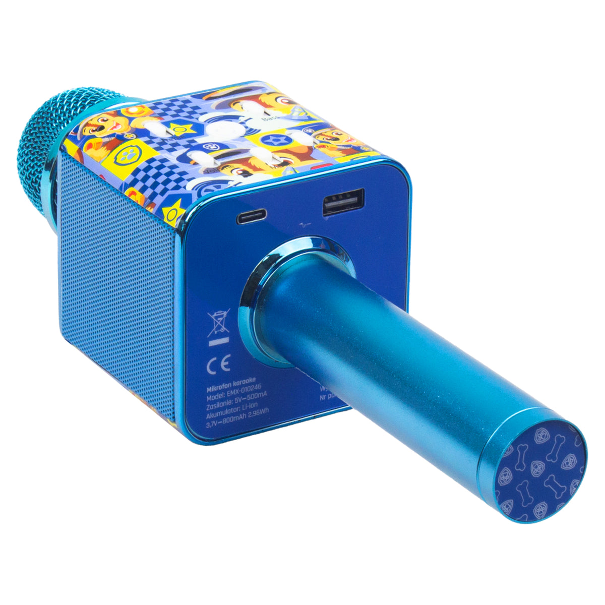 Paw Patrol Mikrofon - Karaoke - Blå