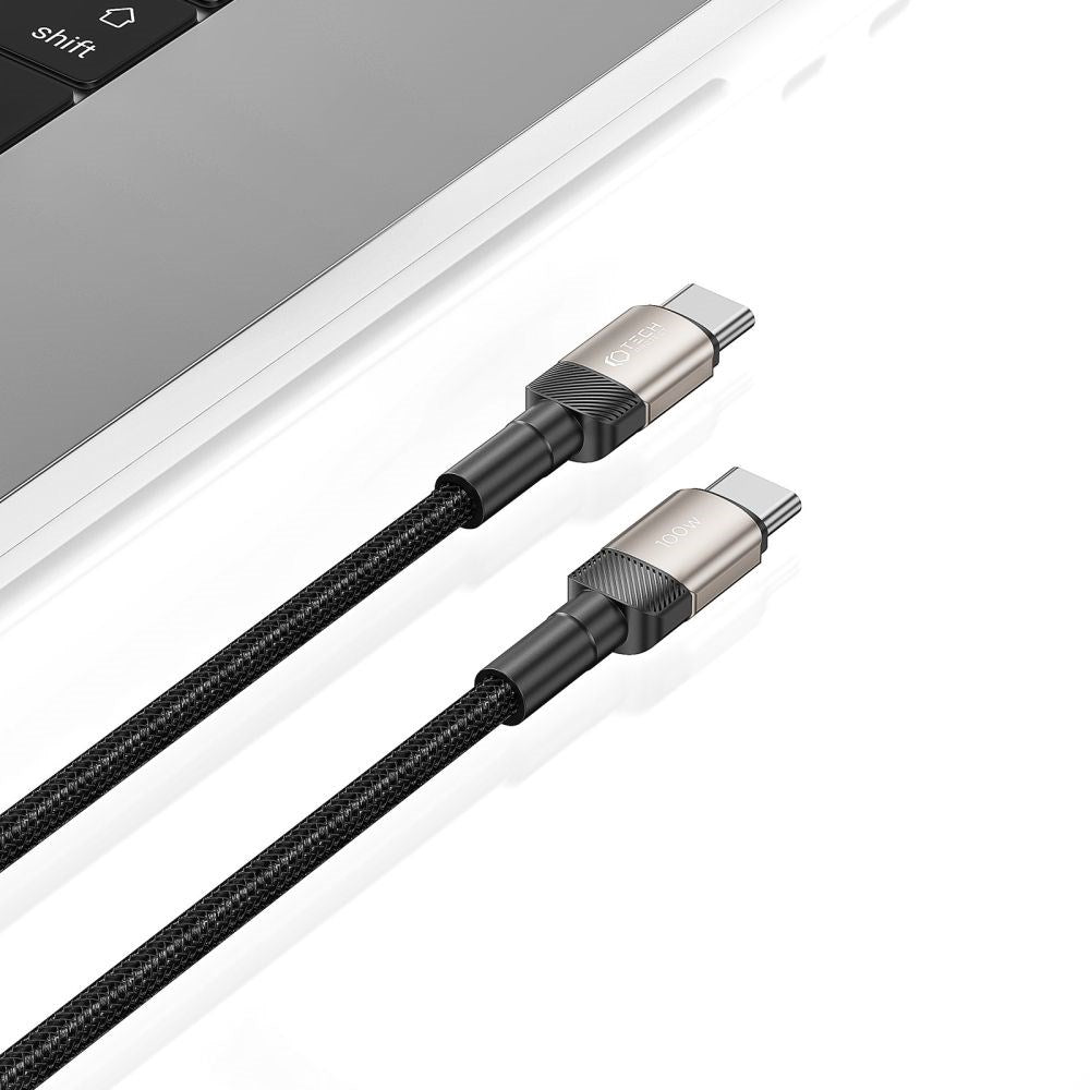 Tech-Protect Ultraboost Evo USB-C til USB-C-kabel 1000W/5A 1m - Titanium