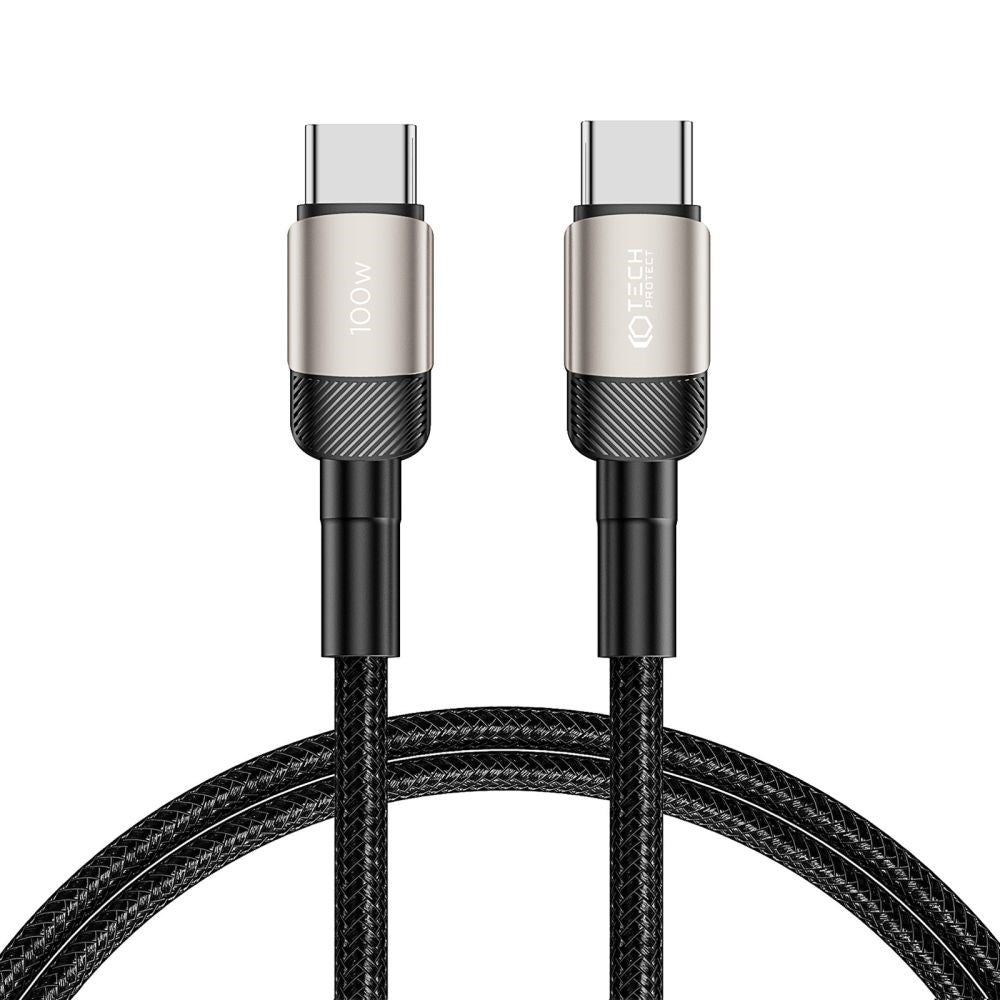 Tech-Protect Ultraboost Evo USB-C til USB-C-kabel 1000W/5A 1m - Titanium
