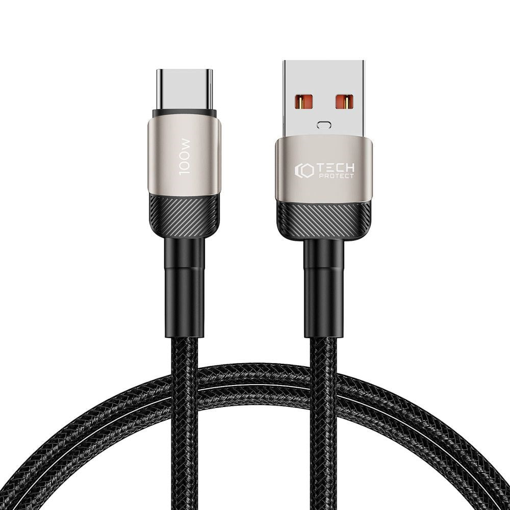 Tech-Protect Ultraboost Evo USB-A til USB-C-kabel 1000W/5A 1m - Titanium