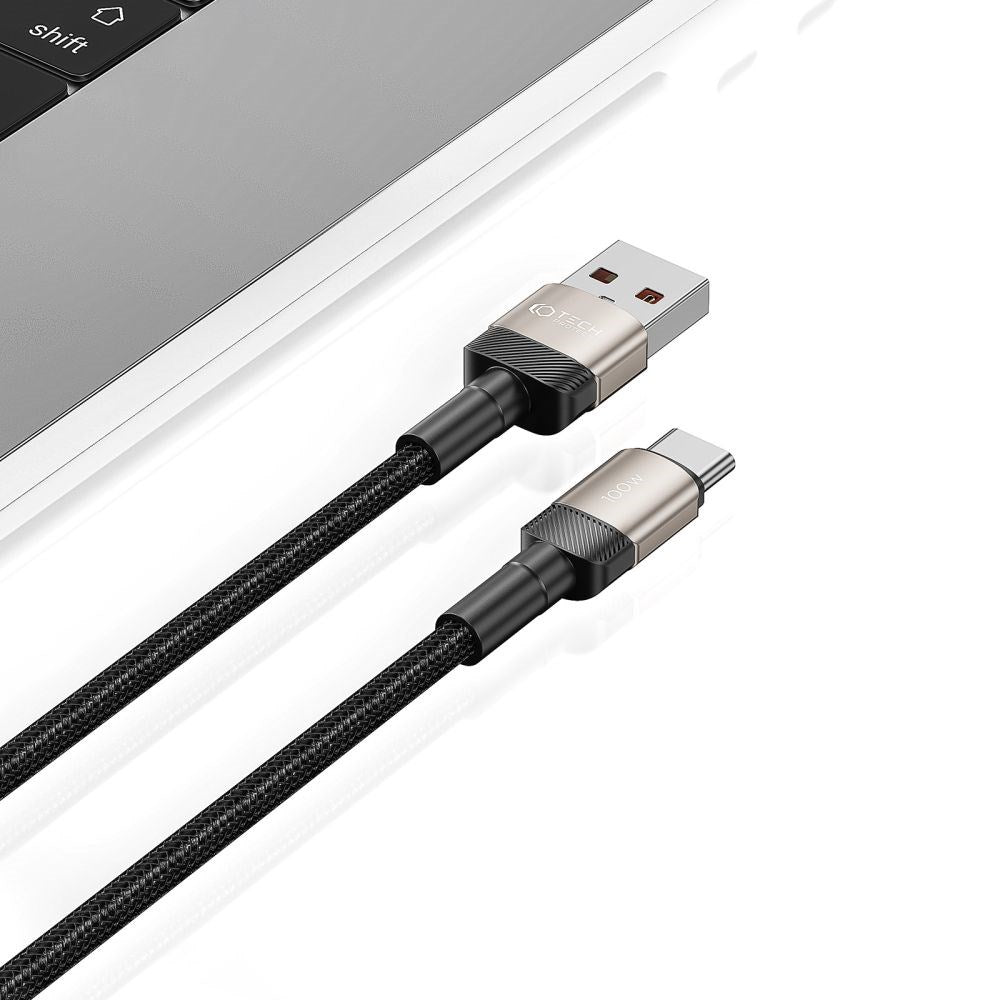 Tech-Protect Ultraboost Evo USB-A til USB-C-kabel 1000W/5A 2m - Titanium