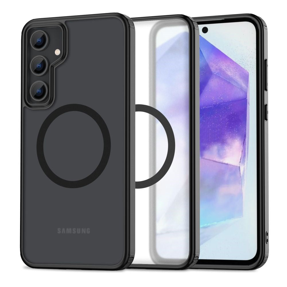 Samsung Galaxy A55 (5G) Tech-Protect Magmat-deksel - MagSafe-kompatibel - Matt svart
