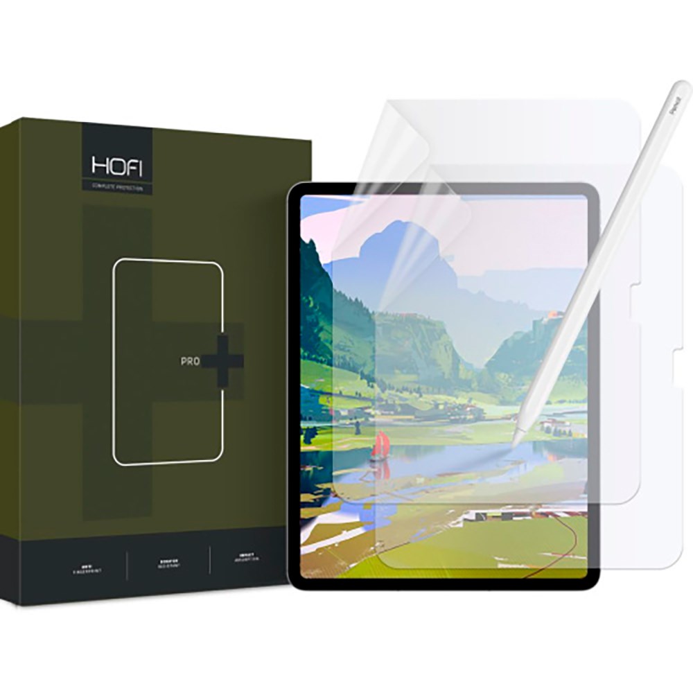 iPad Air 11" (2025 / 2024) HOFI Paper Pro+ Plastik Beskyttelsesfilm - 2 stk. - Mat Gennemsigtig