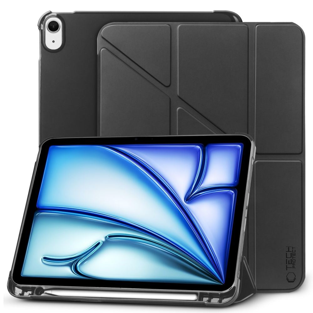 Tech-Protect iPad Air 10,9-11" (2025-2020) SC Origami-deksel med Apple blyantholder - svart