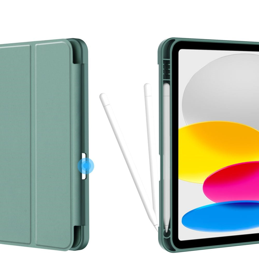 Tech-Protect iPad 11" (2025) / iPad 10.9" (2024/2022) SC Cover m. Apple Pencil Holder - Mørkegrøn