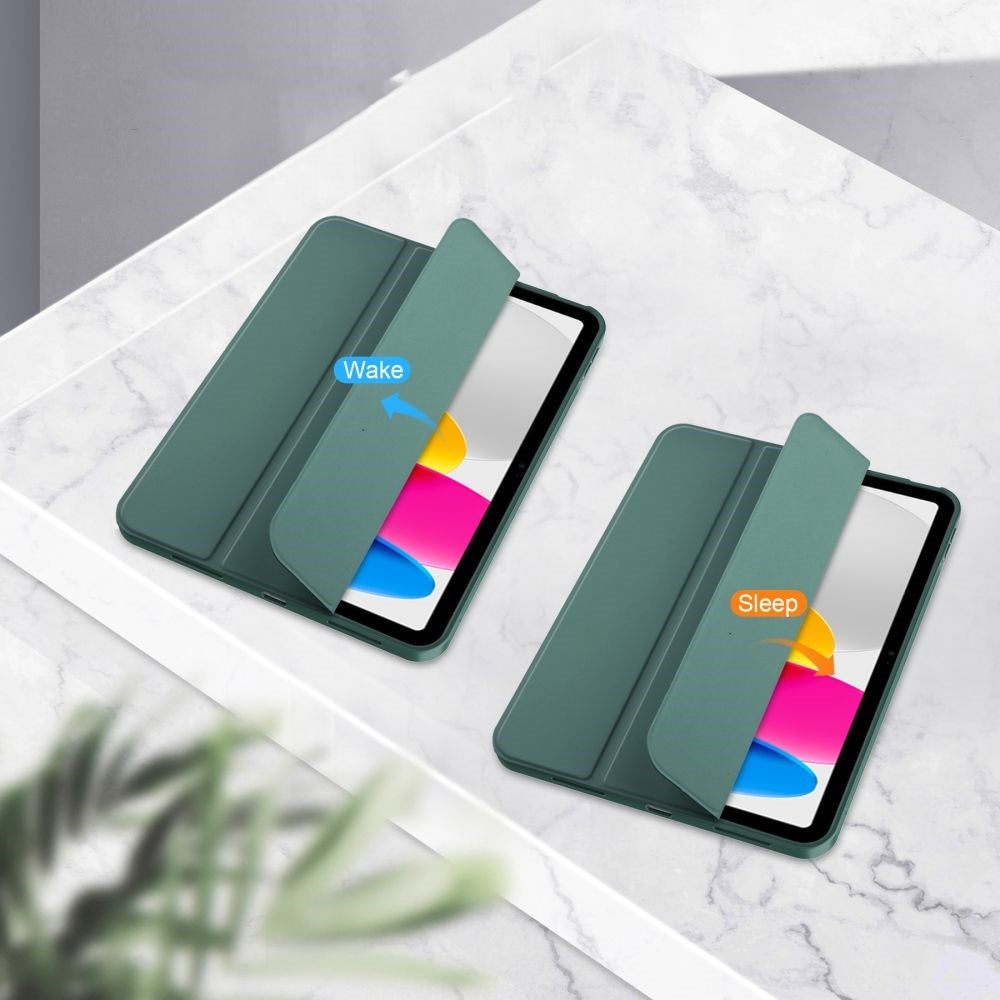 Tech-Protect iPad 11" (2025) / iPad 10.9" (2024/2022) SC Cover m. Apple Pencil Holder - Mørkegrøn