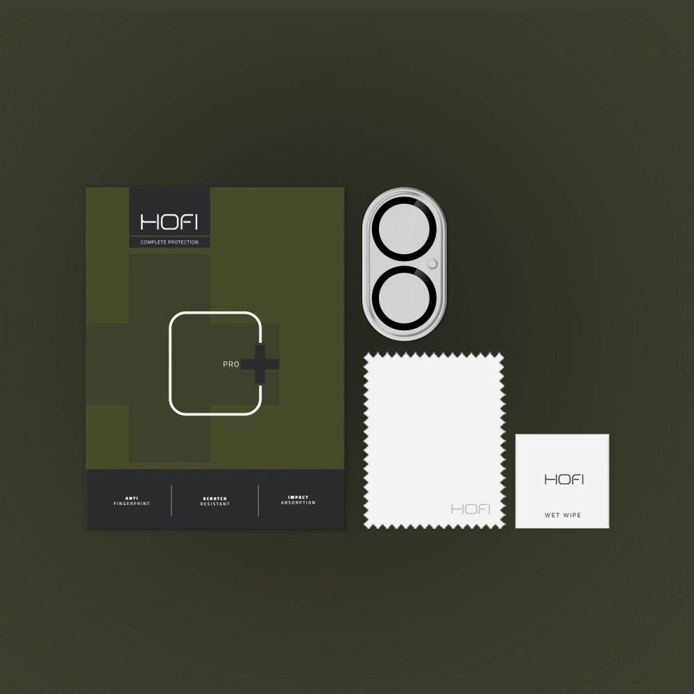 iPhone 16 Pro / 16 Plus Hofi Cam Pro+ - Kameralinse Beskyttelsesglas - Gennemsigtig / Sort