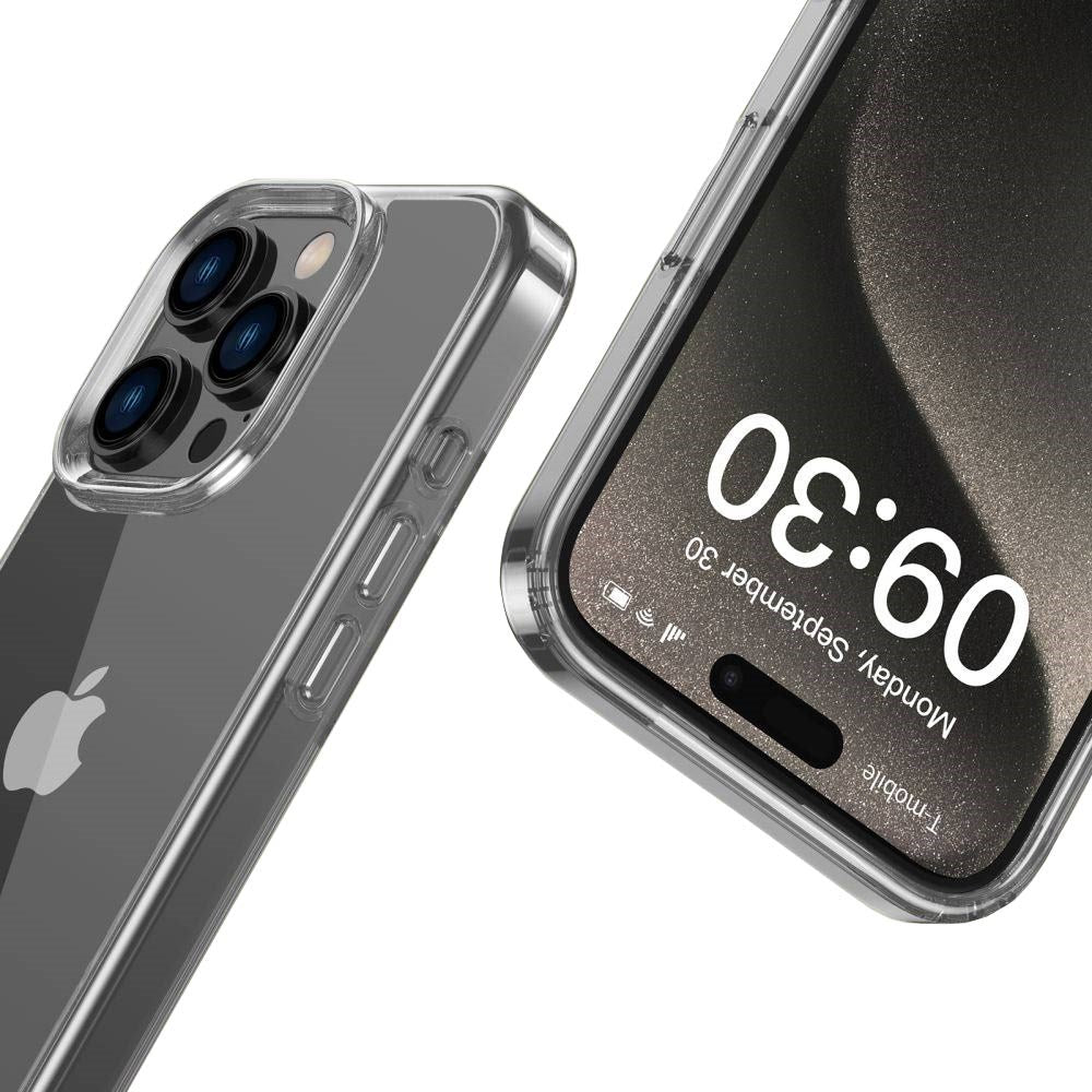 iPhone 16 Pro Tech-Protect Flexair Hybrid Bakdeksel - Gjennomsiktig