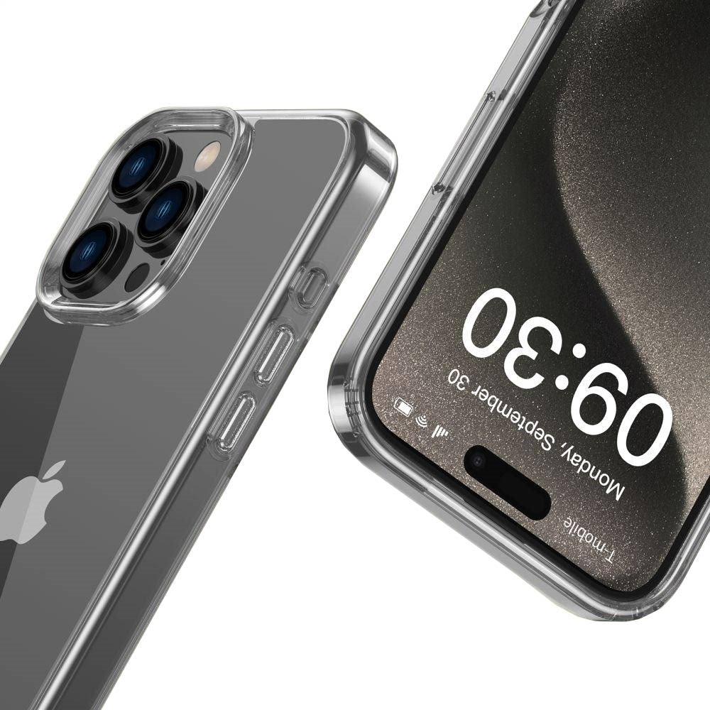 iPhone 16 Pro Max Tech-Protect Flexair Hybrid Bakdeksel - Gjennomsiktig