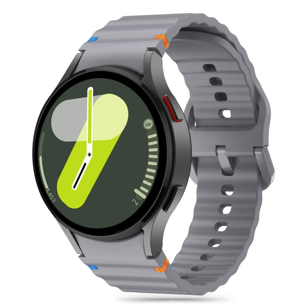 Samsung Galaxy Watch 4 / 5 / 6 / 7 / FE Tech-Protect silikon sportsrem - grå