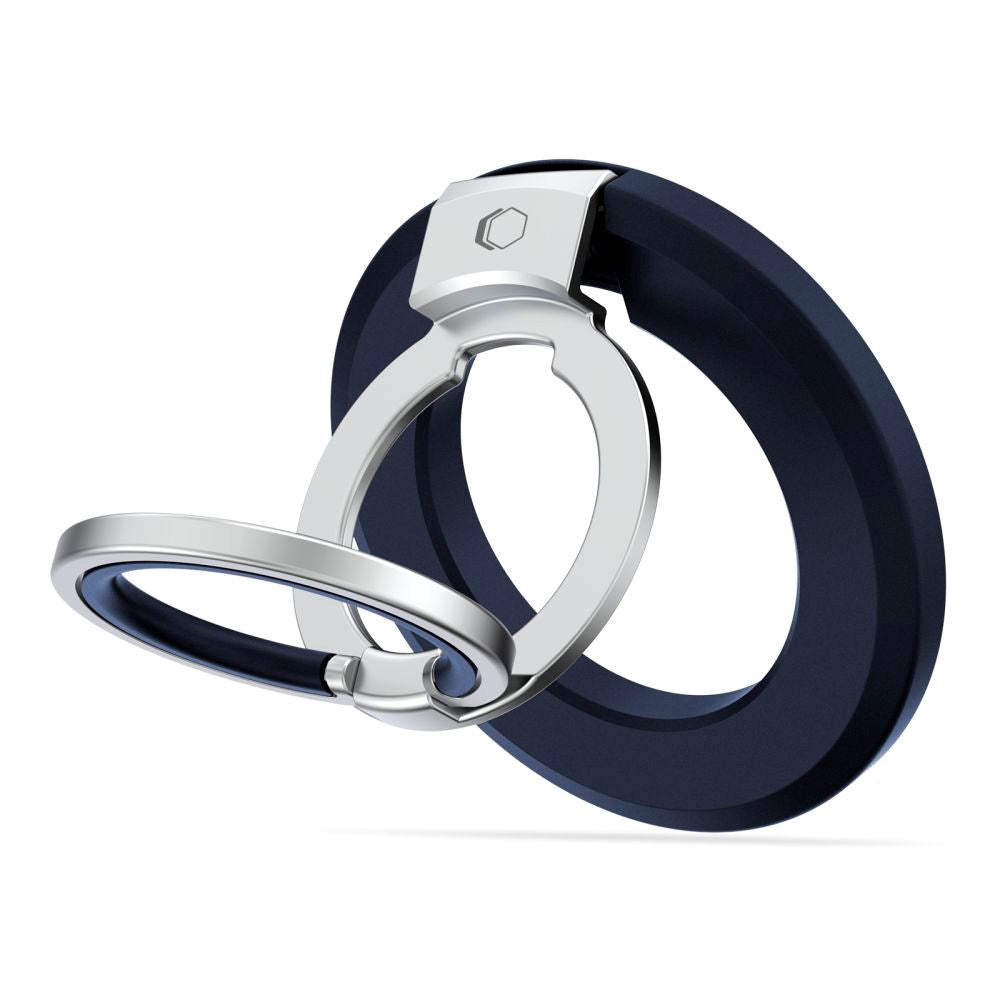 Tech-Protect Magnetisk Finger Ring - Mobil - MagSafe Kompatibel - Mørkeblå