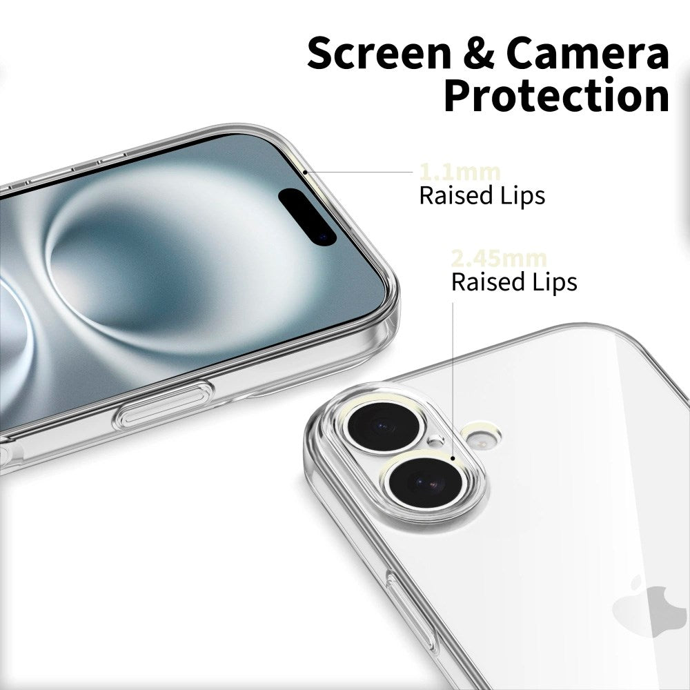 Tech-Protect - iPhone 17 - Flexair Fleksibel Plast Cover - Gennemsigtig