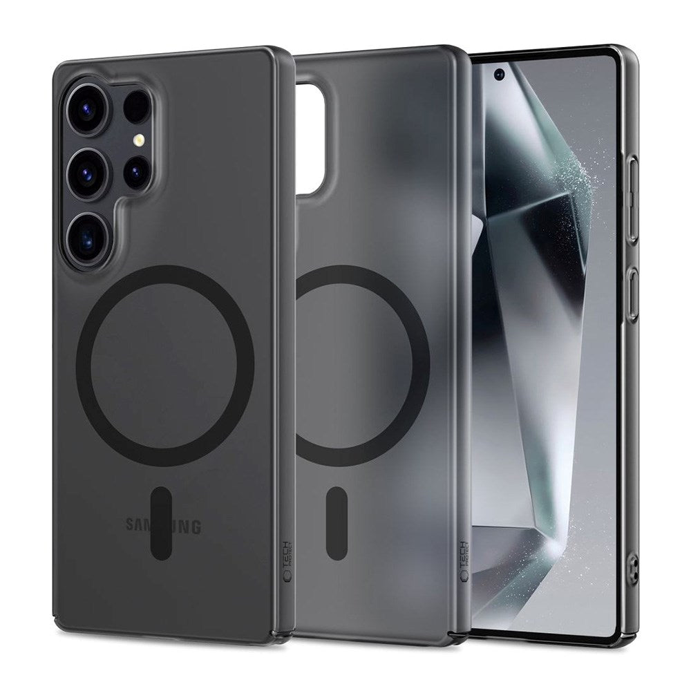 Samsung Galaxy S25 Ultra Tech-Protect MagSlim Bakdeksel - MagSafe-kompatibelt - Matt Svart