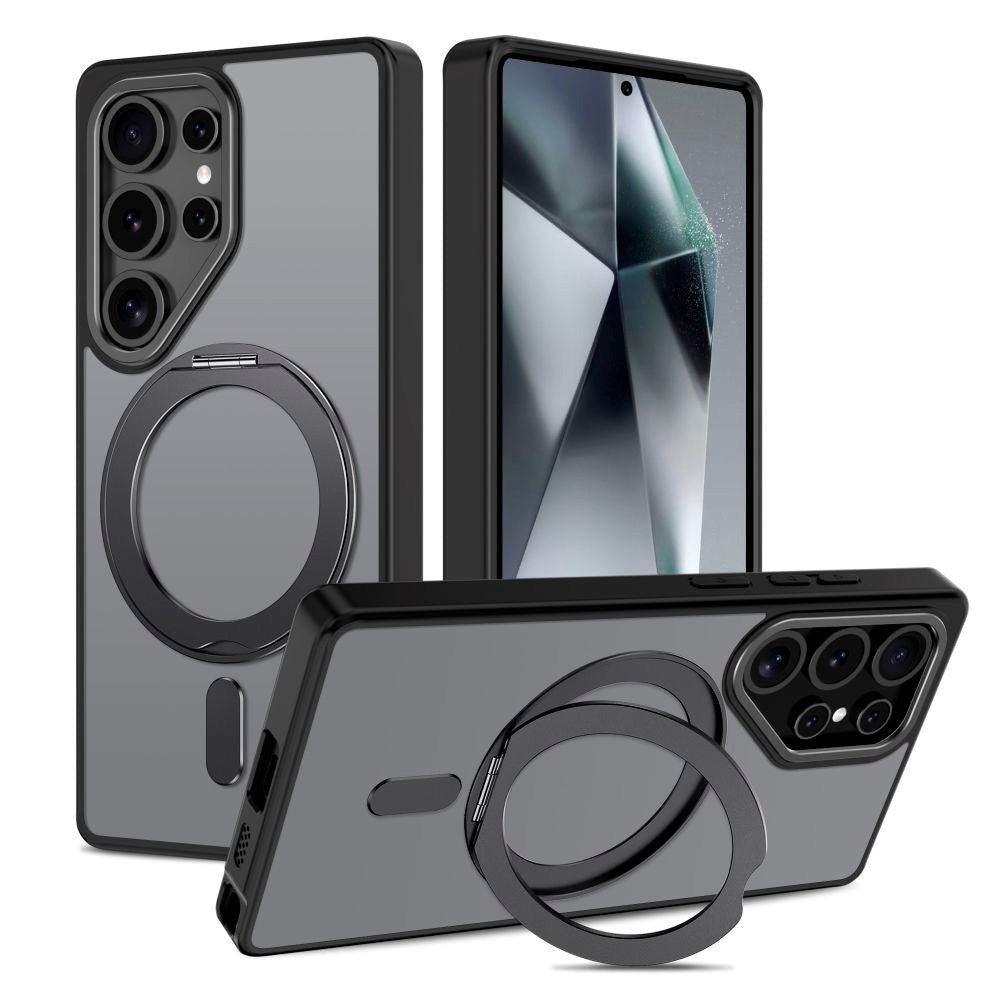 Tech-Protect MagRing-deksel - Samsung Galaxy S25 Ultra - MagSafe-kompatibel - Mattsvart