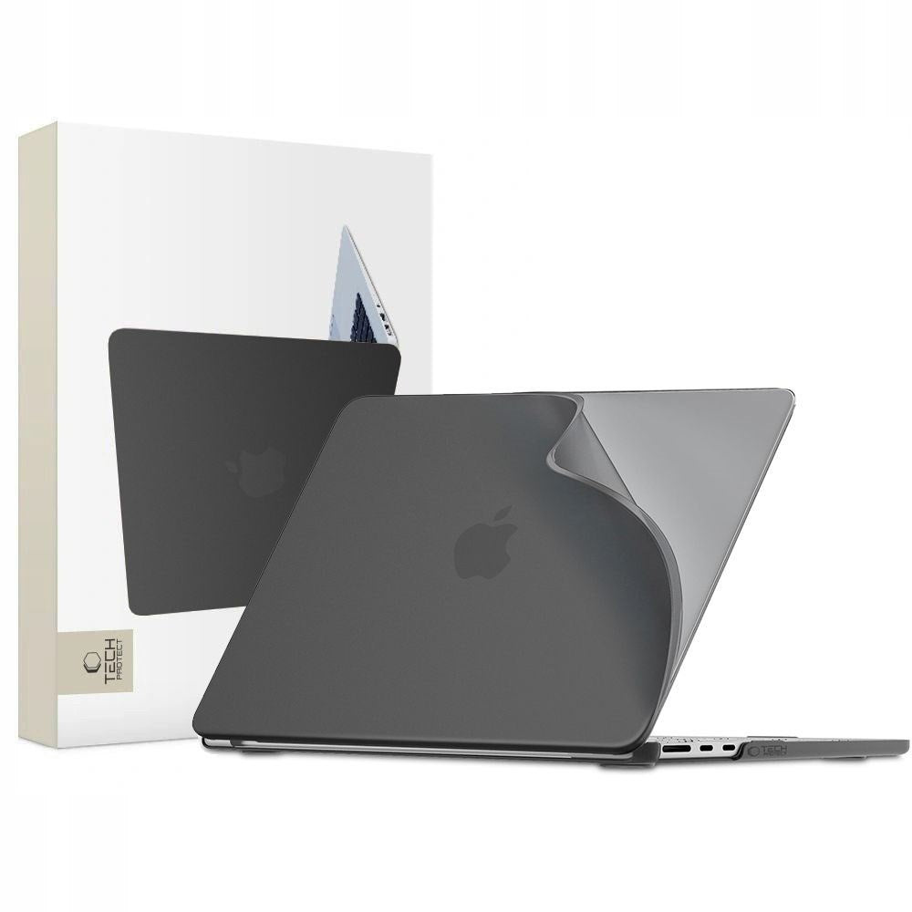MacBook Air 13 M5/M4/M3/M2 (2026-2022) Tech-Protect Softshell Plast Cover - Mat Sort