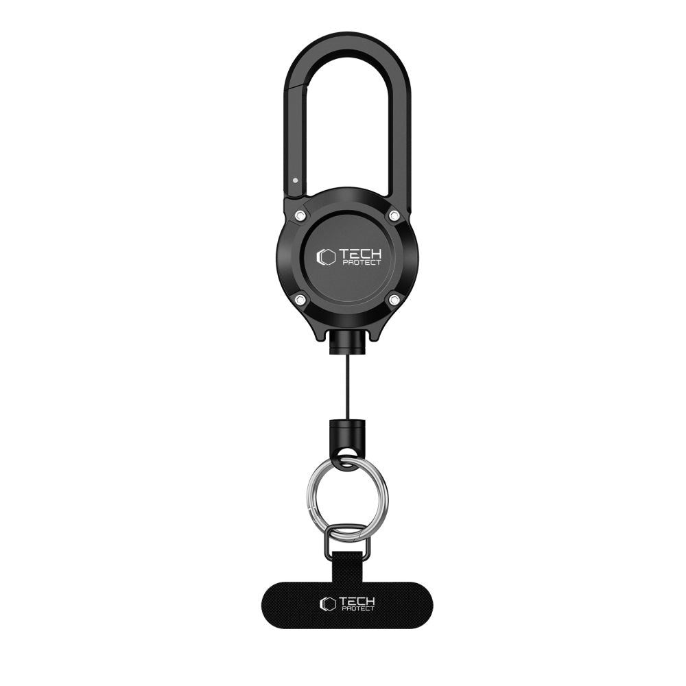 Tech-Protect URBANLOOP Yoyo Nøglering - Anti Theft - Sort
