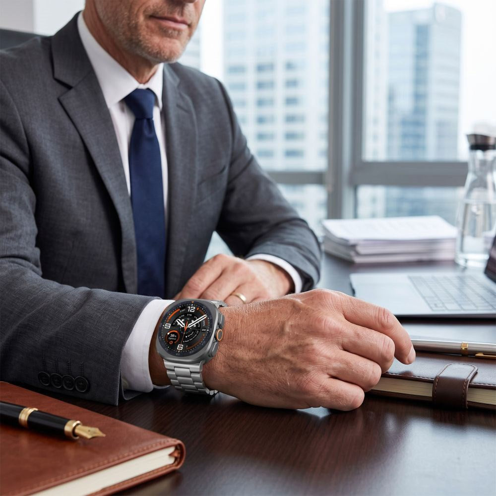 Samsung Galaxy Watch Ultra 2 / Ultra (47mm) Tech-Protect Stainless Rem - Sølv