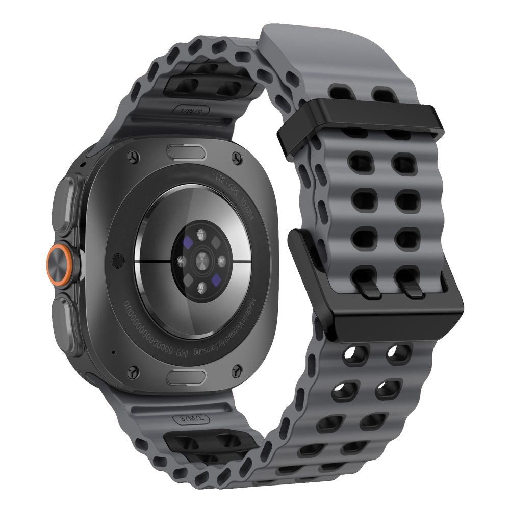 Samsung Galaxy Watch Ultra 2 / Ultra (47mm) Tech-Protect IconBand Pro Plast Rem - Grå / Sort