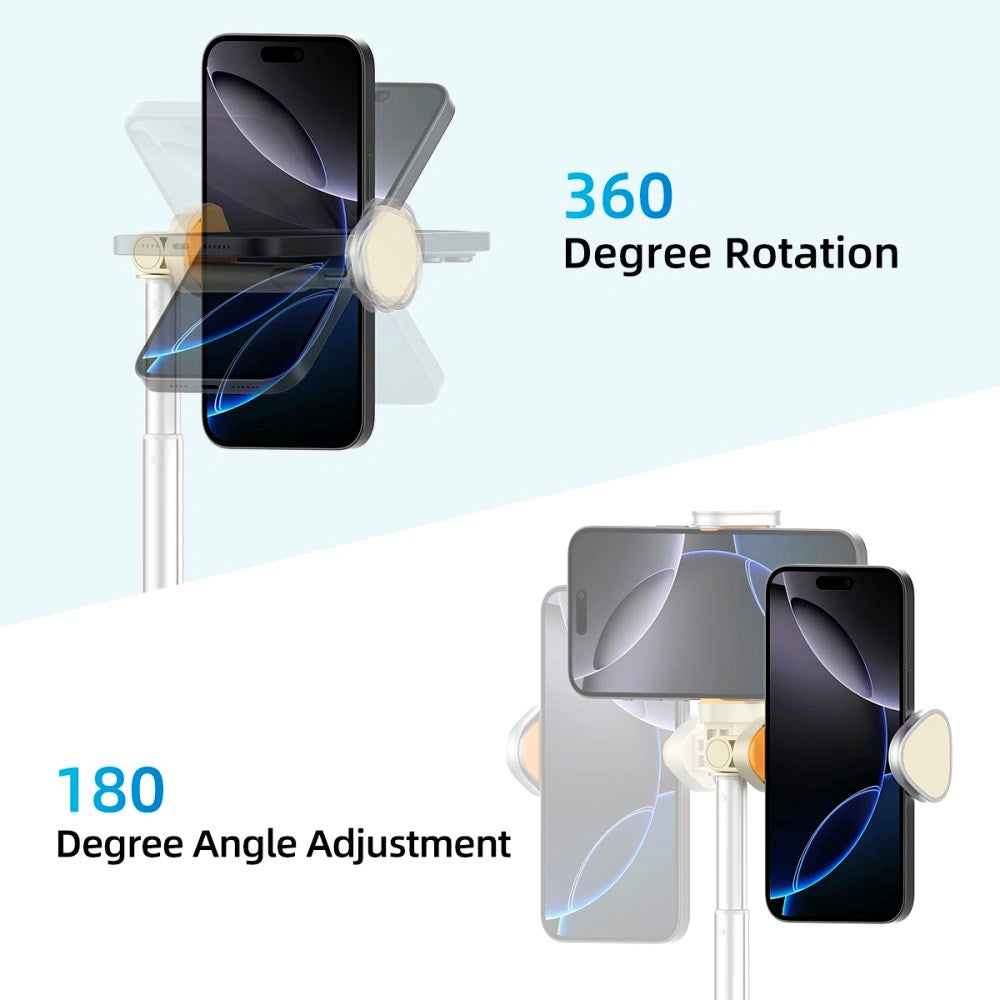 Bluetooth Selfie Stick Tripod - Tech-Protect - Beige