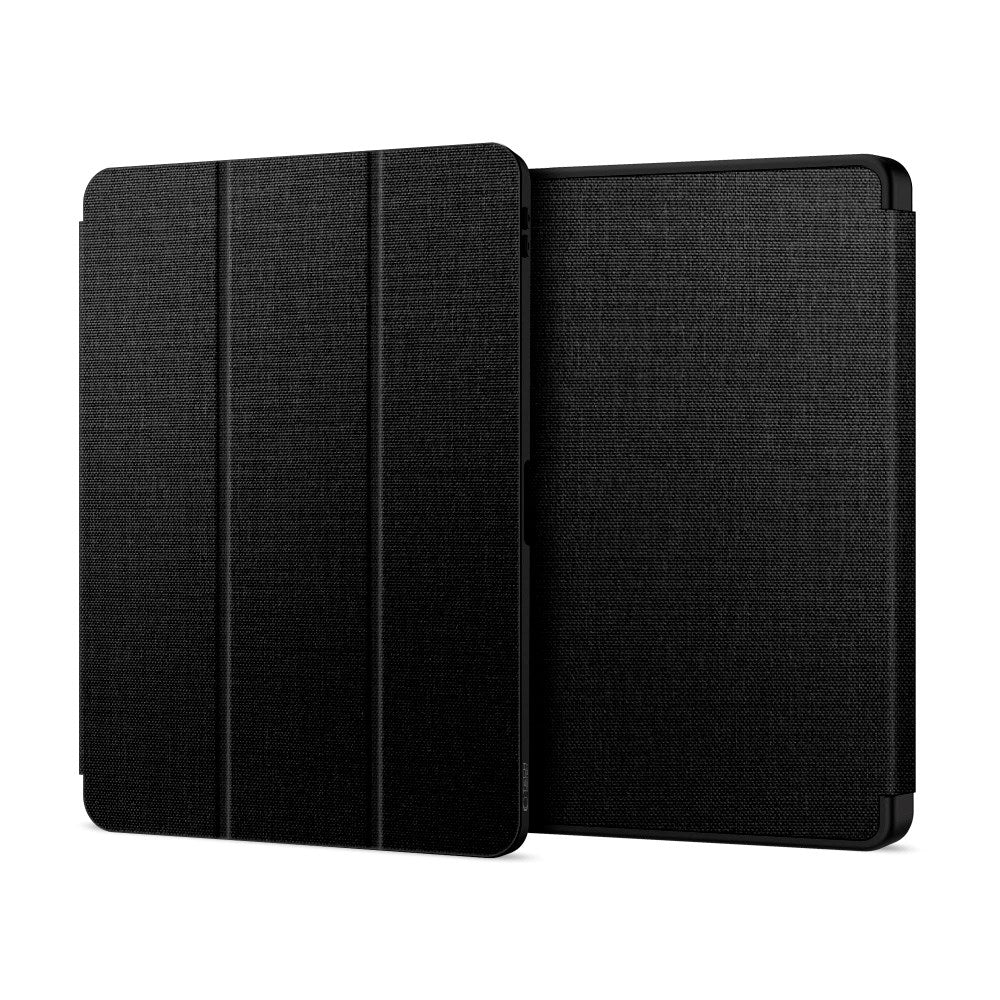 Tech-Protect - iPad 11" (2025) / 10.9" (2024 / 2022) - Canvas Flip Cover m. Pen Holder - Sort