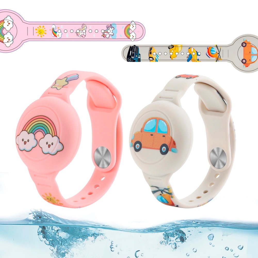 AirTag Armbånd til Børn - Tech-Protect - 2 stk - Flerfarvet