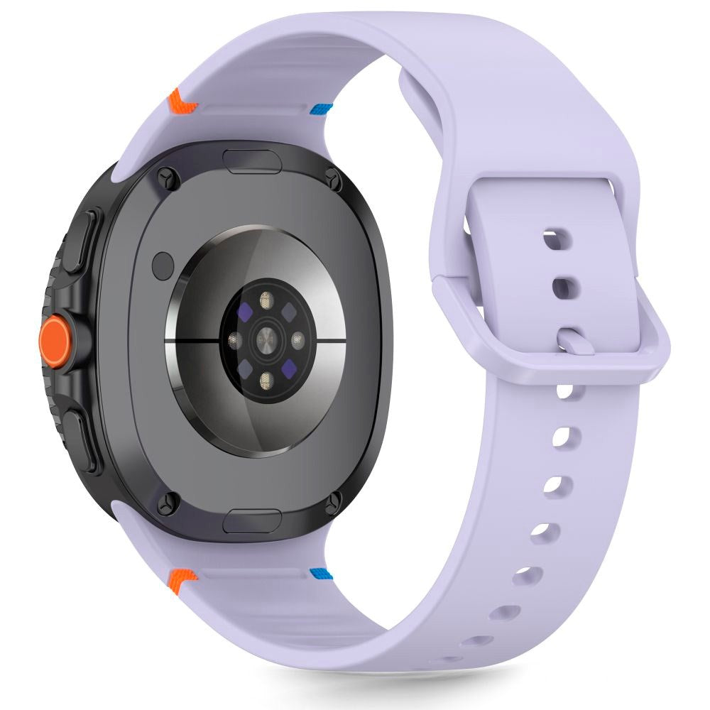 Tech-Protect - Samsung Galaxy Watch 8 / 8 Classic (40 / 44 / 46mm) - Silikone Rem - Elegant Purple