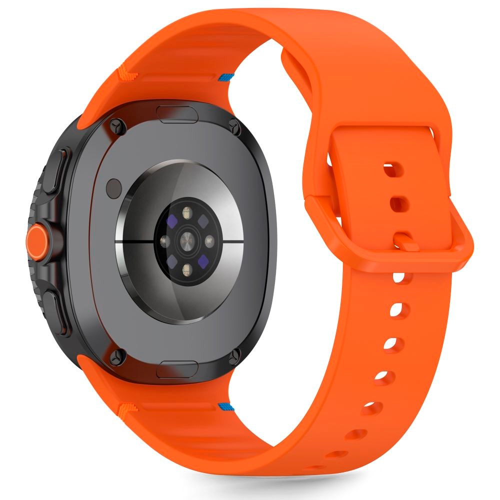 Tech-Protect - Samsung Galaxy Watch 8 / 8 Classic (40 / 44 / 46mm) - Silikone Rem - Sunburst Orange